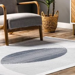 NuLOOM Winnie Washable Eclipse Area Rug