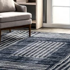 NuLOOM Fatimah Modern Striped Area Rug