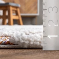 NuLOOM New Arrivals Rumi High-Low Chevron Tassel Area Rug