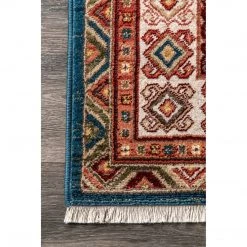 NuLOOM Qiana Emblem Fringe Area Rug New Arrivals