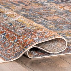 NuLOOM Best Sellers Vintage Harriet Medallion Fringe Area Rug