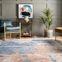 NuLOOM Ryann Contemporary Faded Abstract Area Rug