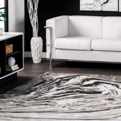 NuLOOM Drea Marble Abstract Area Rug New Arrivals
