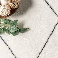 NuLOOM Simple Trellis Washable Shag Area Rug