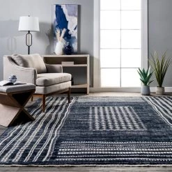 NuLOOM Fatimah Modern Striped Area Rug