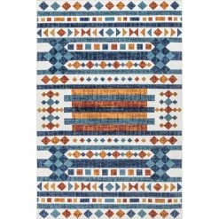 NuLOOM Melissa Abstract Bohemian Indoor/Outdoor Area Rug
