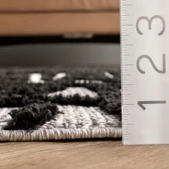 NuLOOM Cosette Abstract High Low Textured Tassel Area Rug New Arrivals