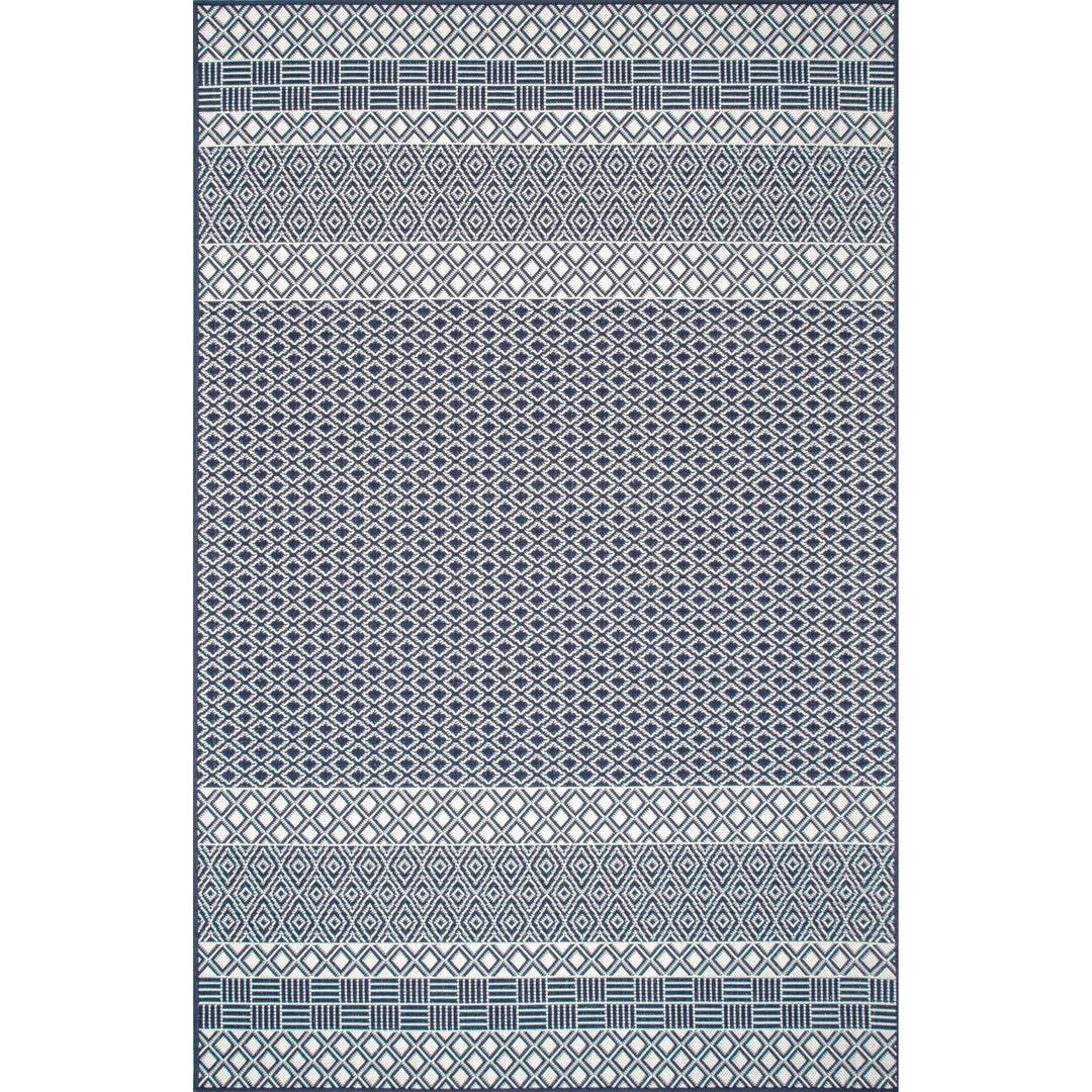 NuLOOM Tilly Striped Lattice Indoor/Outdoor Area Rug 1 NuLOOM Tilly Striped Lattice Indoor/Outdoor Area Rug