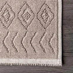NuLOOM New Arrivals Ethan Textured Trellis Bath Mat