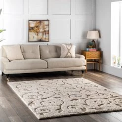 NuLOOM Contemporary Machine Made Maisha Area Rug