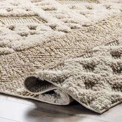 NuLOOM Reena High Low Textured Shaggy Tribal Area Rug