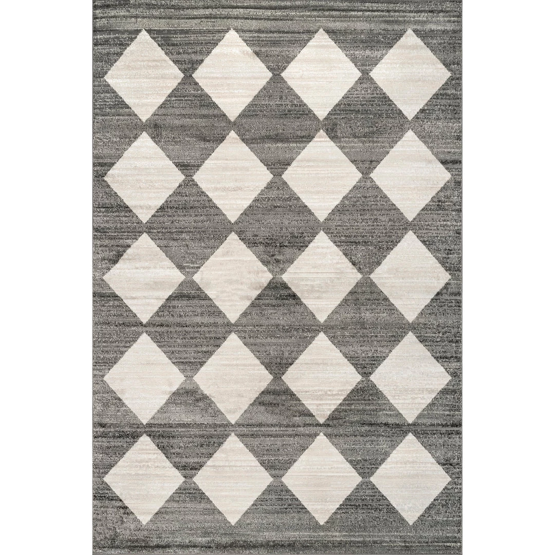 NuLOOM Gianna Contemporary Geometric Checker Tile Area Rug 1 NuLOOM Gianna Contemporary Geometric Checker Tile Area Rug
