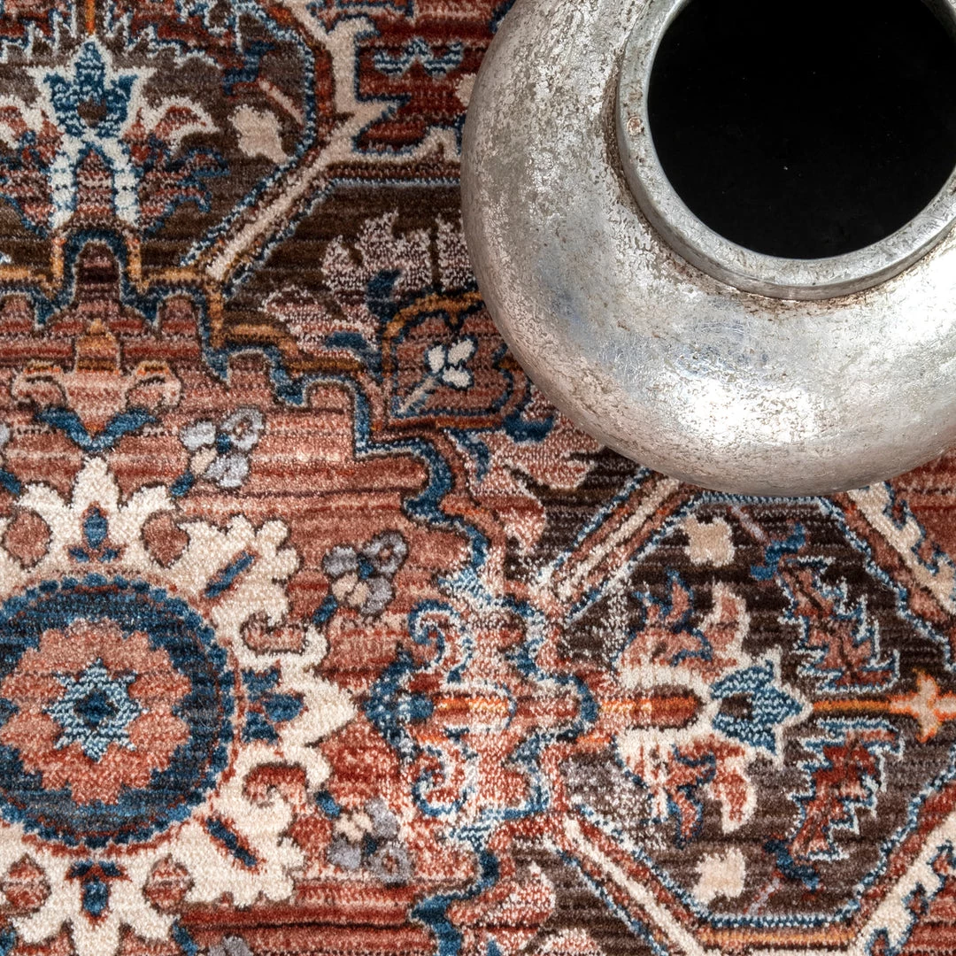 NuLOOM Vintage Pauline Floral Tassel Area Rug 5 NuLOOM Vintage Pauline Floral Tassel Area Rug