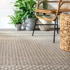 NuLOOM Tilly Striped Lattice Indoor/Outdoor Area Rug 15 NuLOOM Tilly Striped Lattice Indoor/Outdoor Area Rug