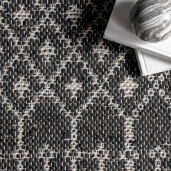 NuLOOM New Arrivals Hartford Leather Moroccan Flatweave