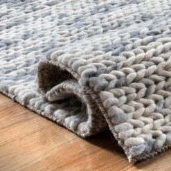 NuLOOM Hand Woven Chunky Woolen Cable Area Rug Best Sellers 81 NuLOOM Hand Woven Chunky Woolen Cable Area Rug Best Sellers