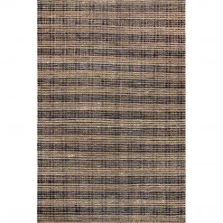 NuLOOM Danica Hand Woven Plaid Jute Area Rug