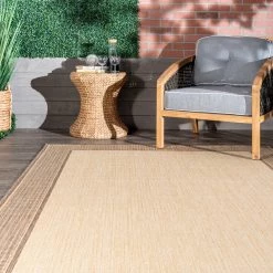 NuLOOM Gris Border Indoor/Outdoor Area Rug 40 NuLOOM Gris Border Indoor/Outdoor Area Rug