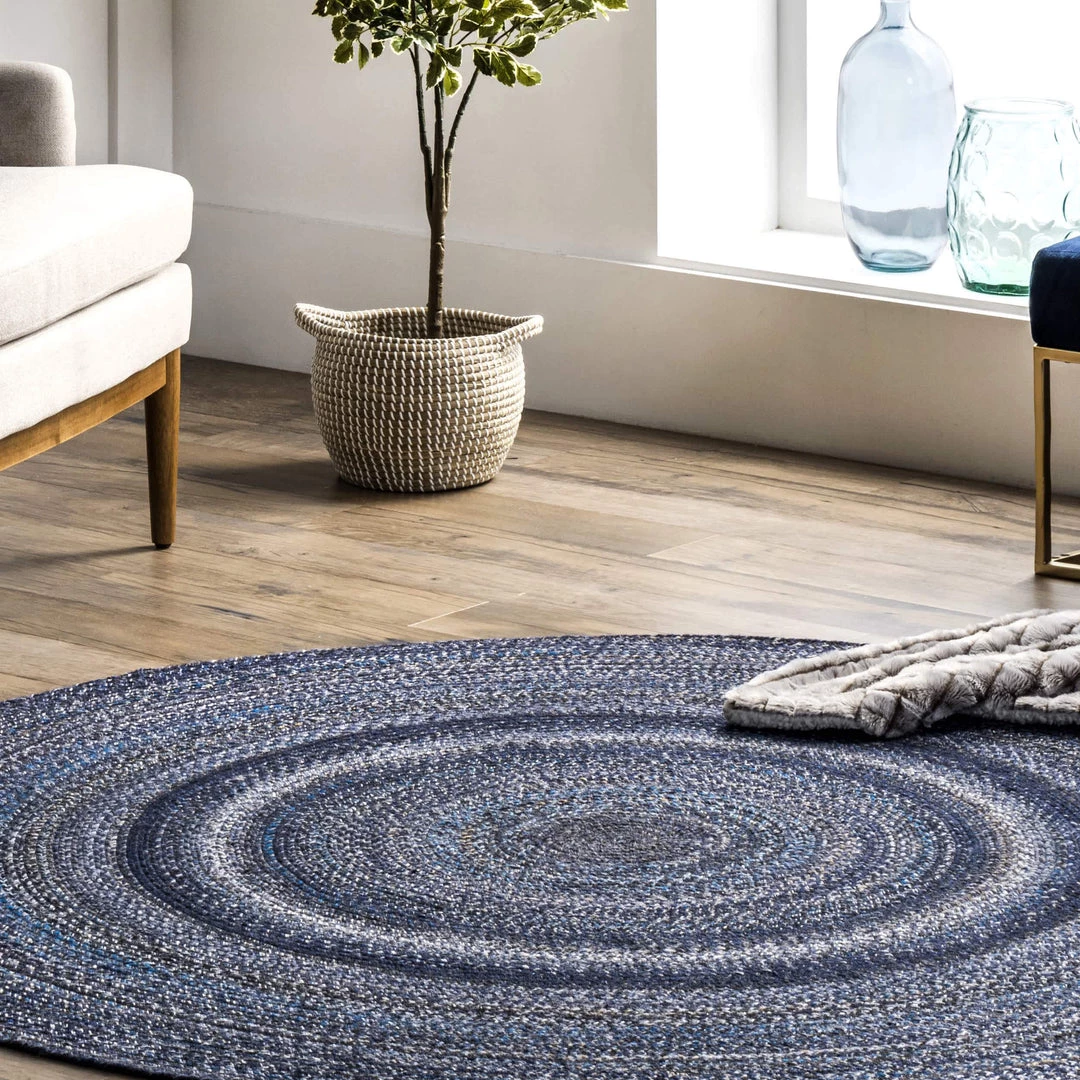 NuLOOM Kyla Handmade Braided Farmhouse Round Area Rug New Arrivals 26 NuLOOM Kyla Handmade Braided Farmhouse Round Area Rug New Arrivals