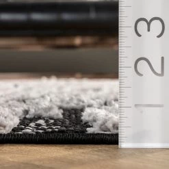 NuLOOM Cosette Abstract High Low Textured Tassel Area Rug New Arrivals