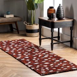 NuLOOM Lennon Cozy Shag Leopard Area Rug