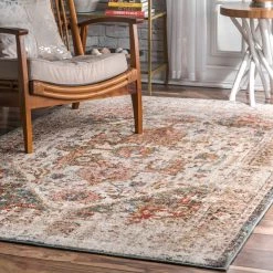 NuLOOM Vintage Medallion Justine Area Rug