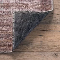 NuLOOM Justine Machine Washable Faded Geometric Medallion Area Rug