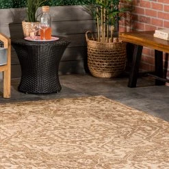 NuLOOM New Arrivals Lane Elegant Medallion Indoor/Outdoor Area Rug