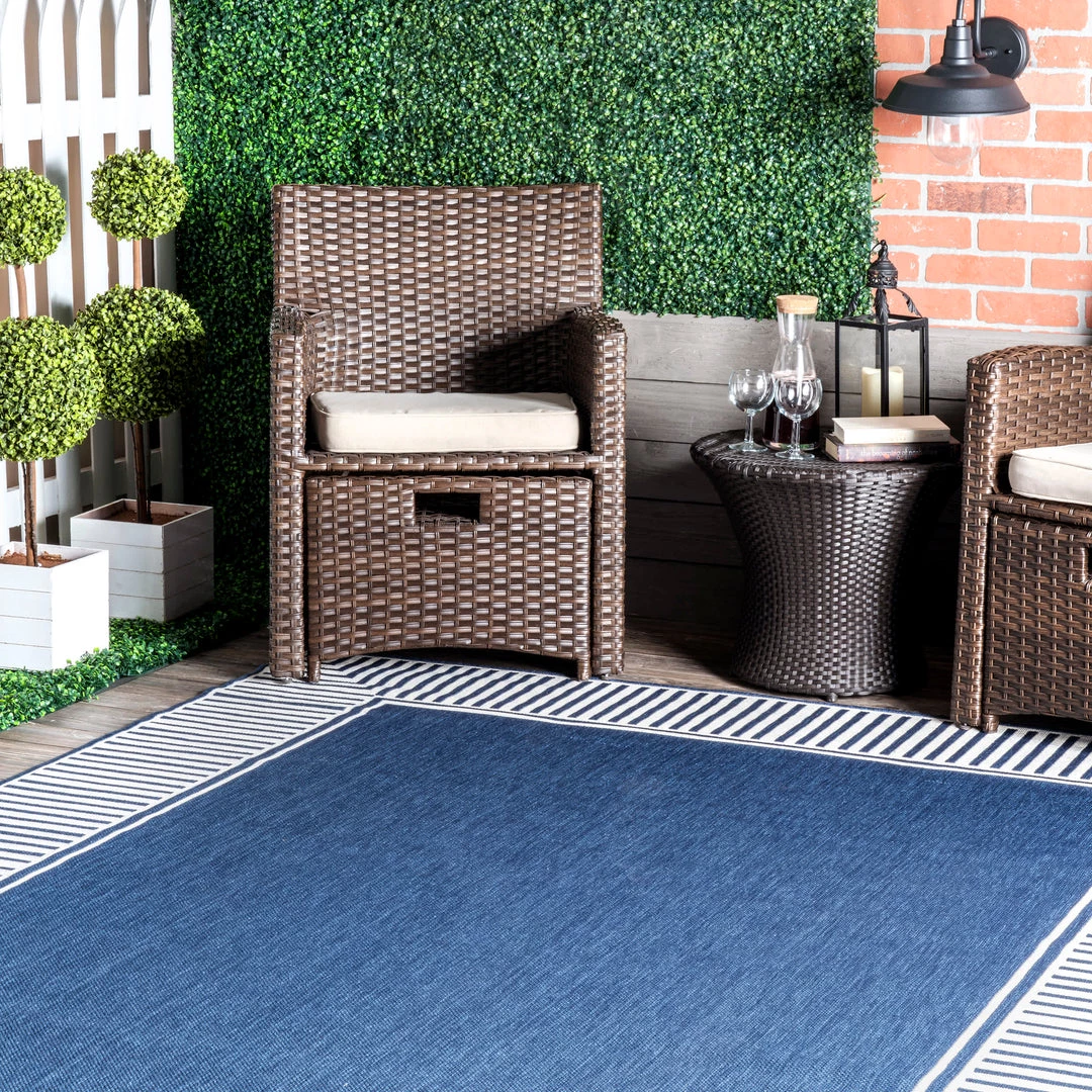 NuLOOM Asha Simple Border Indoor/Outdoor Area Rug New Arrivals 31 NuLOOM Asha Simple Border Indoor/Outdoor Area Rug New Arrivals