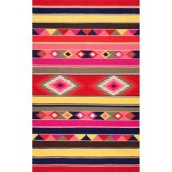 NuLOOM Small Flatweave Ladonna Tribal Kilim