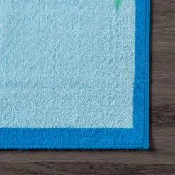 NuLOOM Animal World Map Area Rug Kids