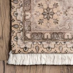 NuLOOM Kalen Hand Woven Vintage Medallion Flatweave Area Rug