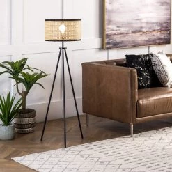 NuLOOM Lighting Meribel 51" Steel Floor Lamp