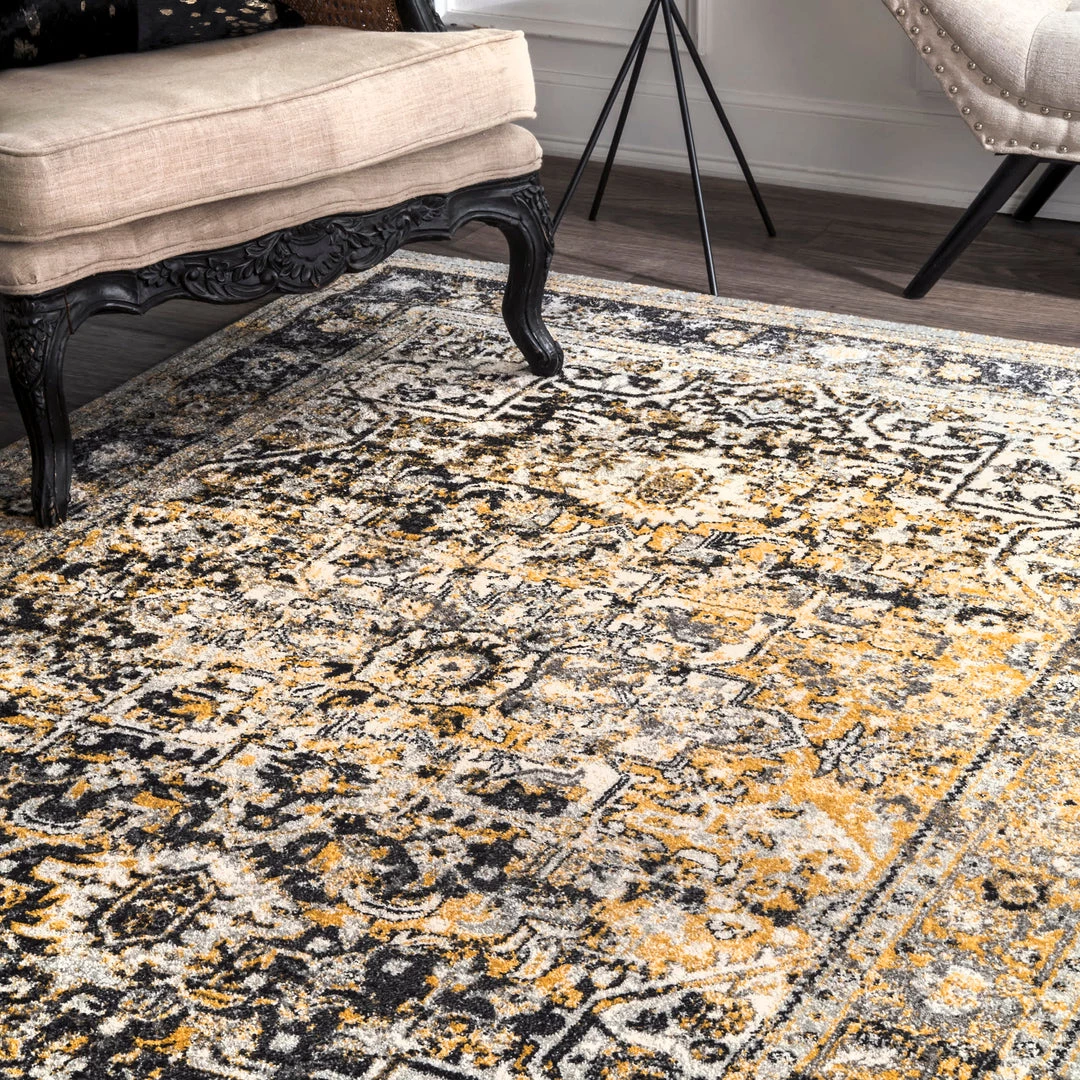 NuLOOM Best Sellers Vintage Lilah Medallion Area Rug 18 NuLOOM Best Sellers Vintage Lilah Medallion Area Rug