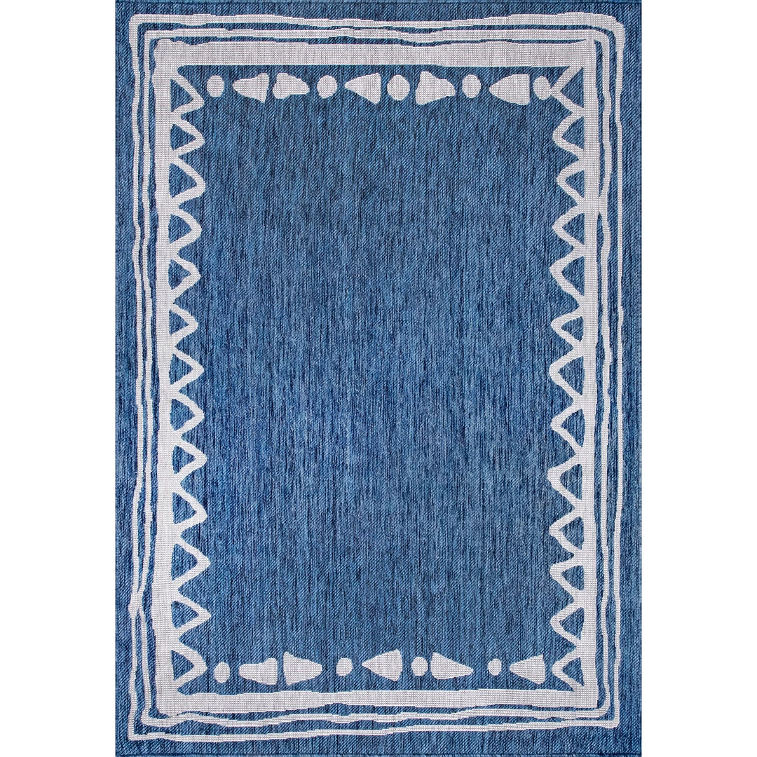 NuLOOM New Arrivals Keaton Casual Bordered Indoor/Outdoor Area Rug 1 NuLOOM New Arrivals Keaton Casual Bordered Indoor/Outdoor Area Rug