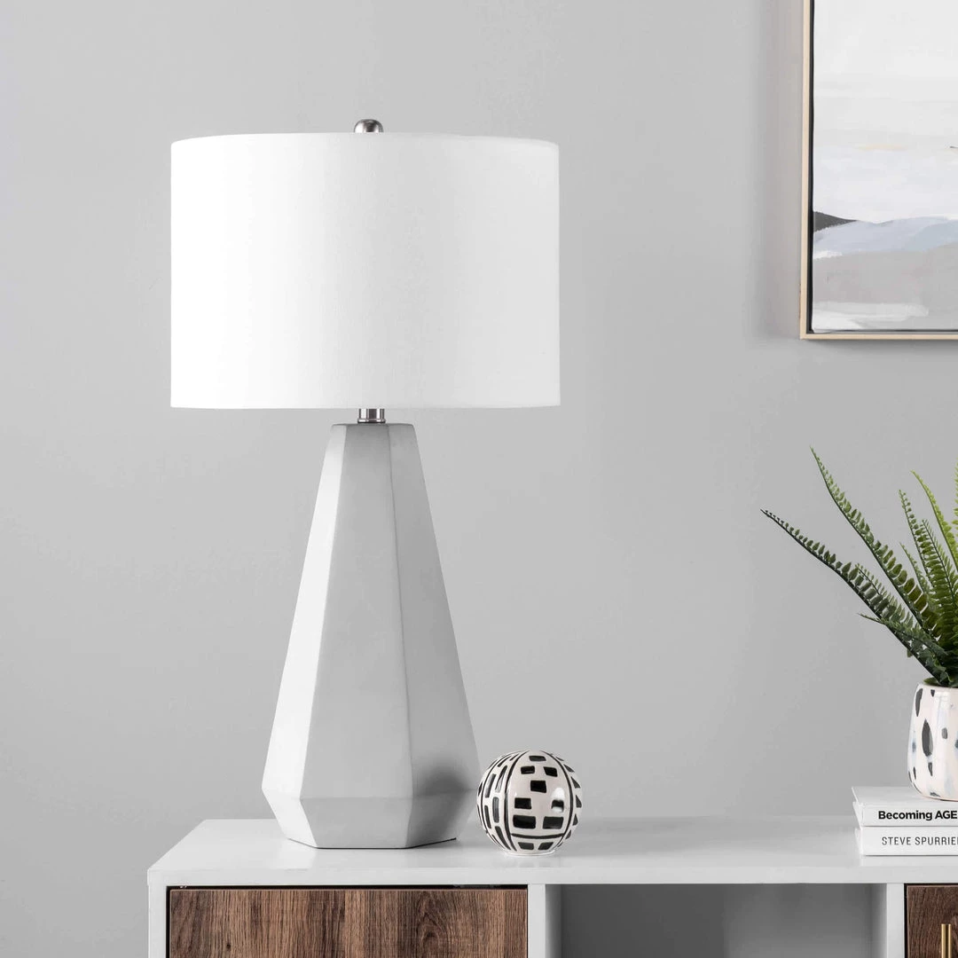 NuLOOM Oslo 28" Cement Table Lamp 3 NuLOOM Oslo 28" Cement Table Lamp