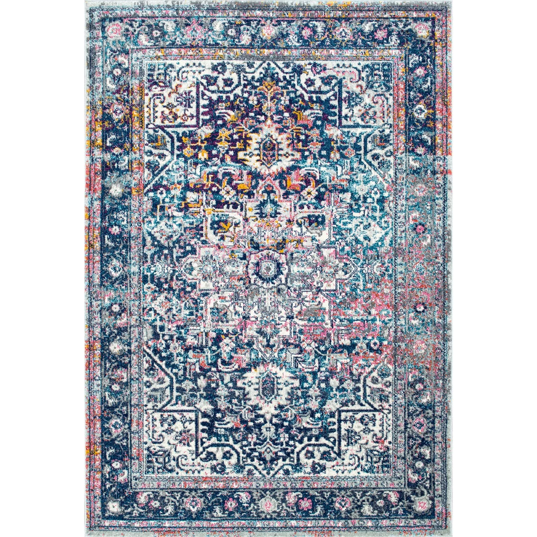 NuLOOM Best Sellers Vintage Lilah Medallion Area Rug 1 NuLOOM Best Sellers Vintage Lilah Medallion Area Rug