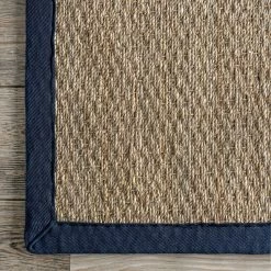 NuLOOM Elijah Seagrass With Border Area Rug 66 NuLOOM Elijah Seagrass With Border Area Rug