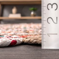 NuLOOM Sylvia Handmade Braided Bohemian Jute & Cotton Area Rug New Arrivals