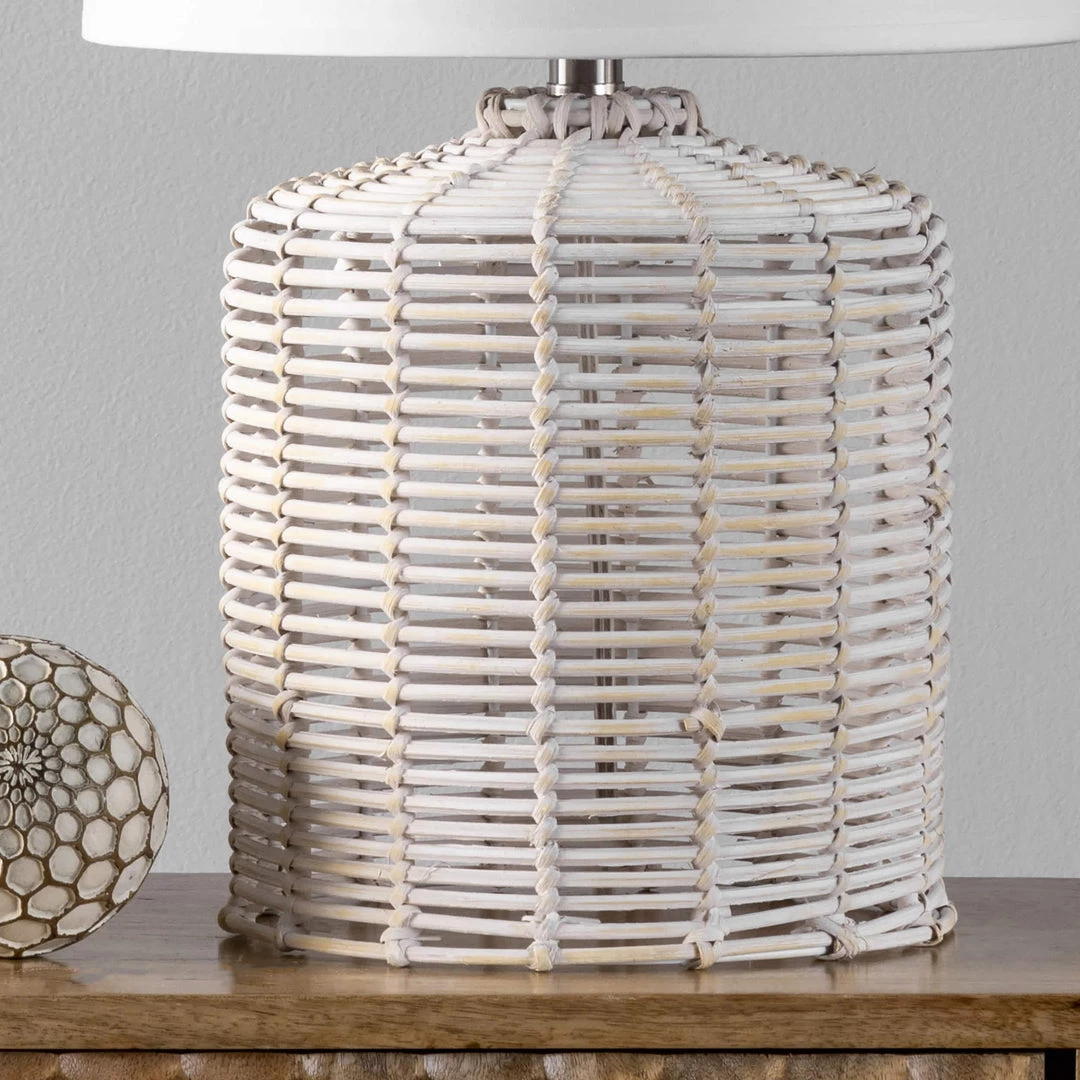 NuLOOM Modena 19" Rattan Table Lamp Lighting 7 NuLOOM Modena 19" Rattan Table Lamp Lighting