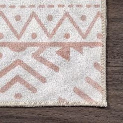 NuLOOM New Arrivals Calia Machine Washable Aztec Bands Area Rug