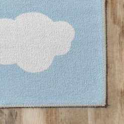 NuLOOM New Arrivals Landon Clouds Kids Washable Area Rug