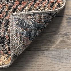 NuLOOM Kenia Distressed Diamond Cotton Blend Area Rug New Arrivals