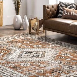 NuLOOM Vanesa Medallion Fringe Area Rug