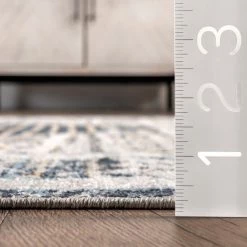 NuLOOM Sarai Machine Washable Distressed Diamond Area Rug