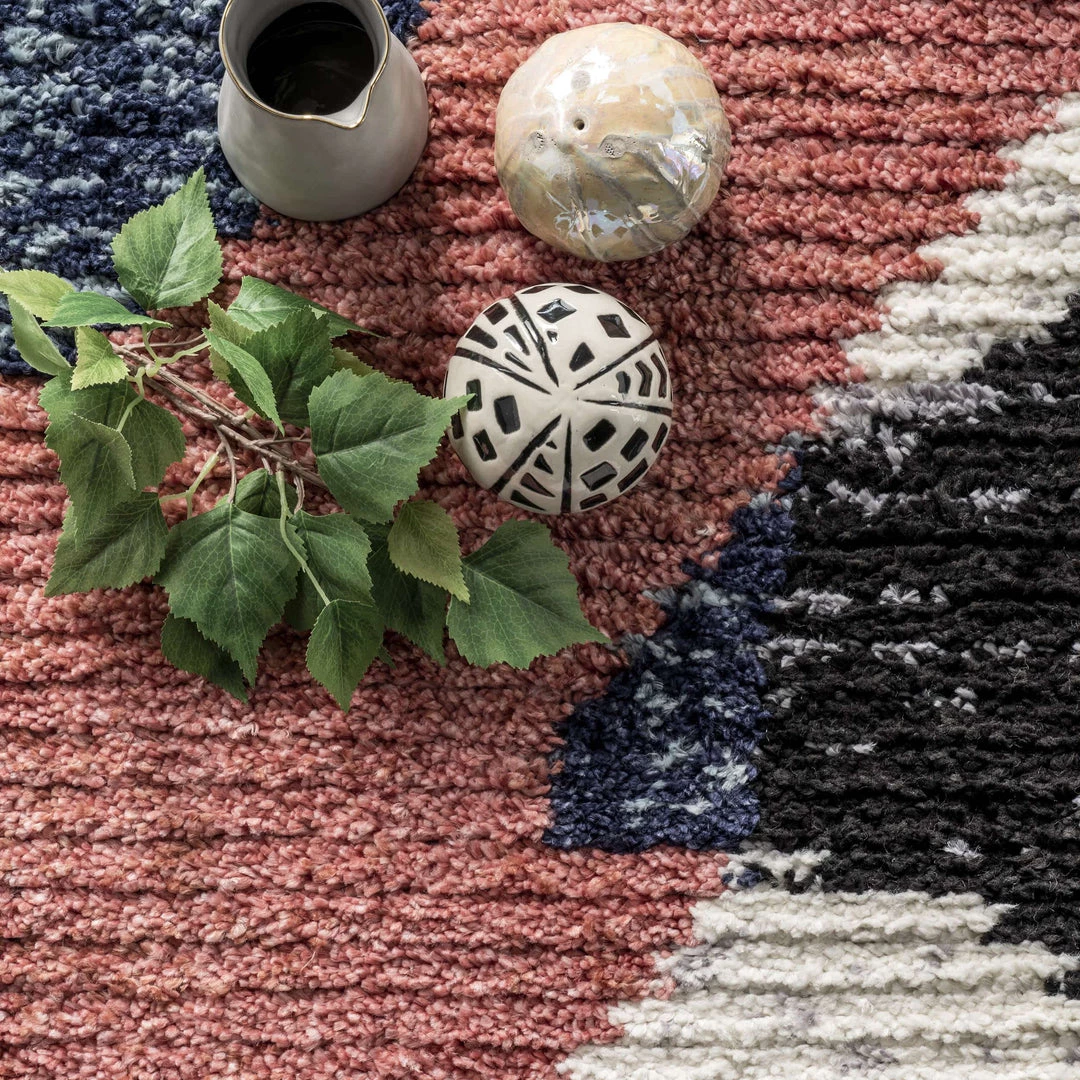 NuLOOM New Arrivals Emilia Contemporary Abstract Shaggy Tassel Area Rug 6 NuLOOM New Arrivals Emilia Contemporary Abstract Shaggy Tassel Area Rug