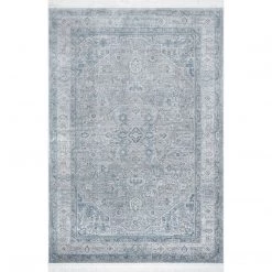 NuLOOM New Arrivals Vintage Medallion Amerie Fringe Area Rug