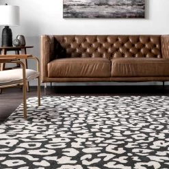 NuLOOM Rorie Leopard Print Wool Area Rug New Arrivals