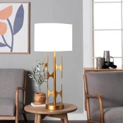 NuLOOM Paris 30" Metal Table Lamp