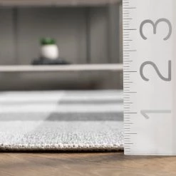 NuLOOM New Arrivals Buffalo Plaid Washable Area Rug